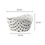 Voir la diapositive 3 : ZENKER Lot de 50 moules à muffins en papier motif étoile 6,5 cm Zenker Smart Pastry