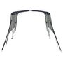 Voir la diapositive 4 : VIDAXL Toit bimini a 3 arceaux parois en maille 183x(154-167)x137 cm