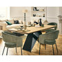 Voir la diapositive 5 : LISA DESIGN Capriccio - table à manger - extensible - bois et noir - 4 à 10 personnes - noir / bois