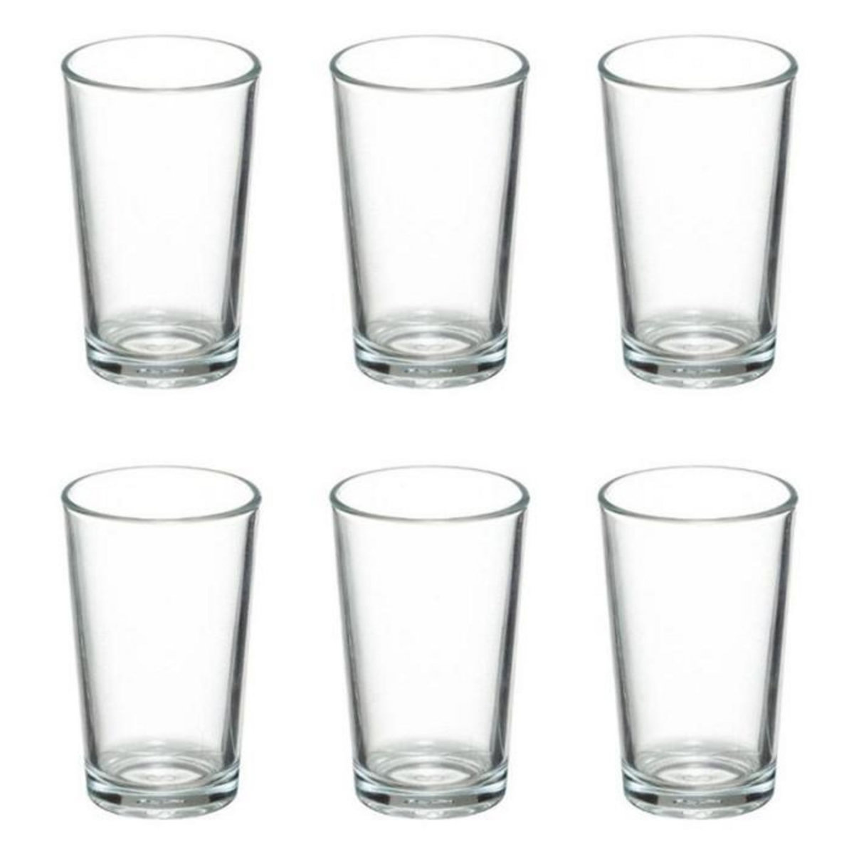 SECRET DE GOURMET Lot de 6 Verrines  Analya  10cl Transparent