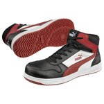 PUMA Chaussure de sécurité Frontcourt noir blanc rouge S3L P 43 PUMA 630050201000043