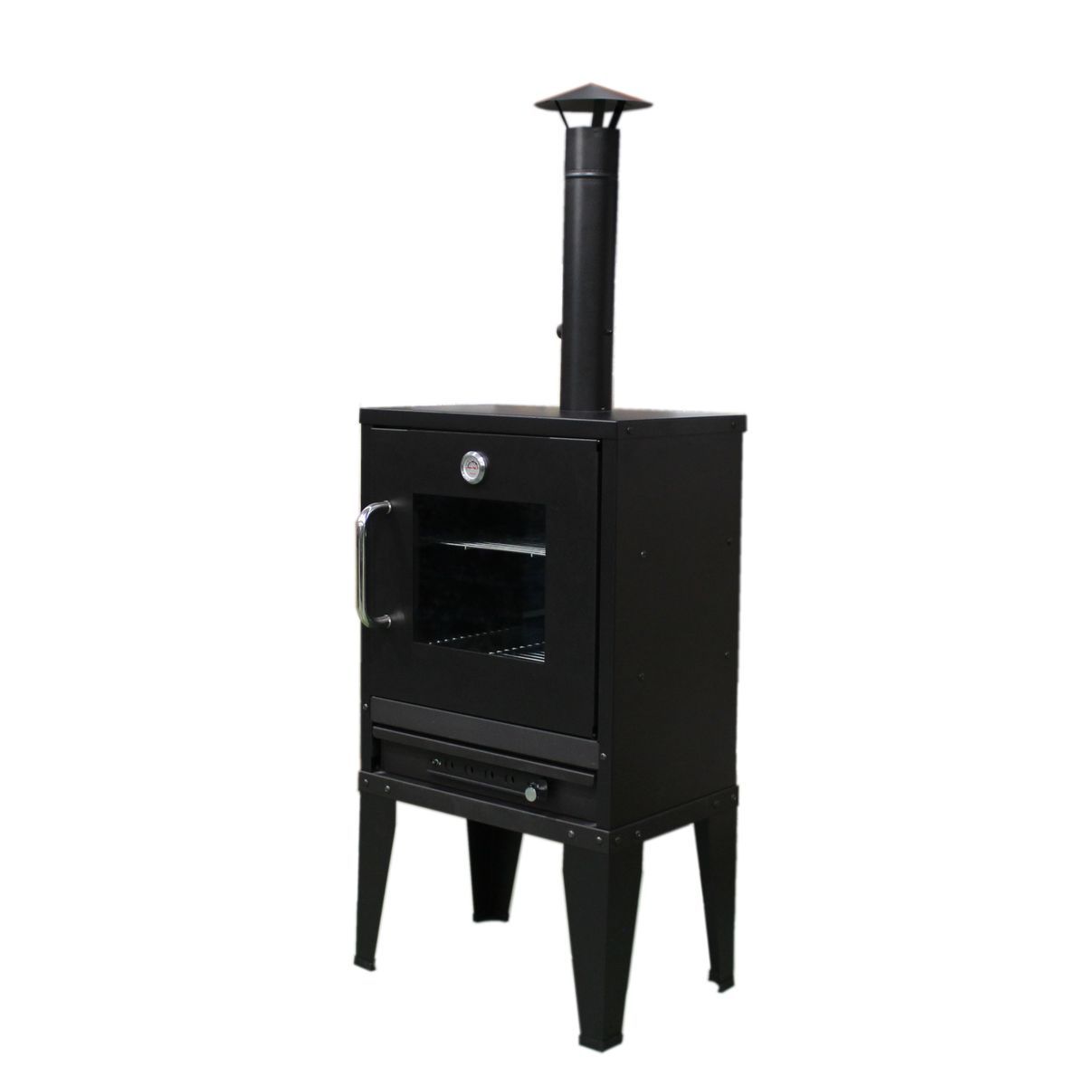 Imor Fumoir au charbon de bois 2 grilles 65x35cm