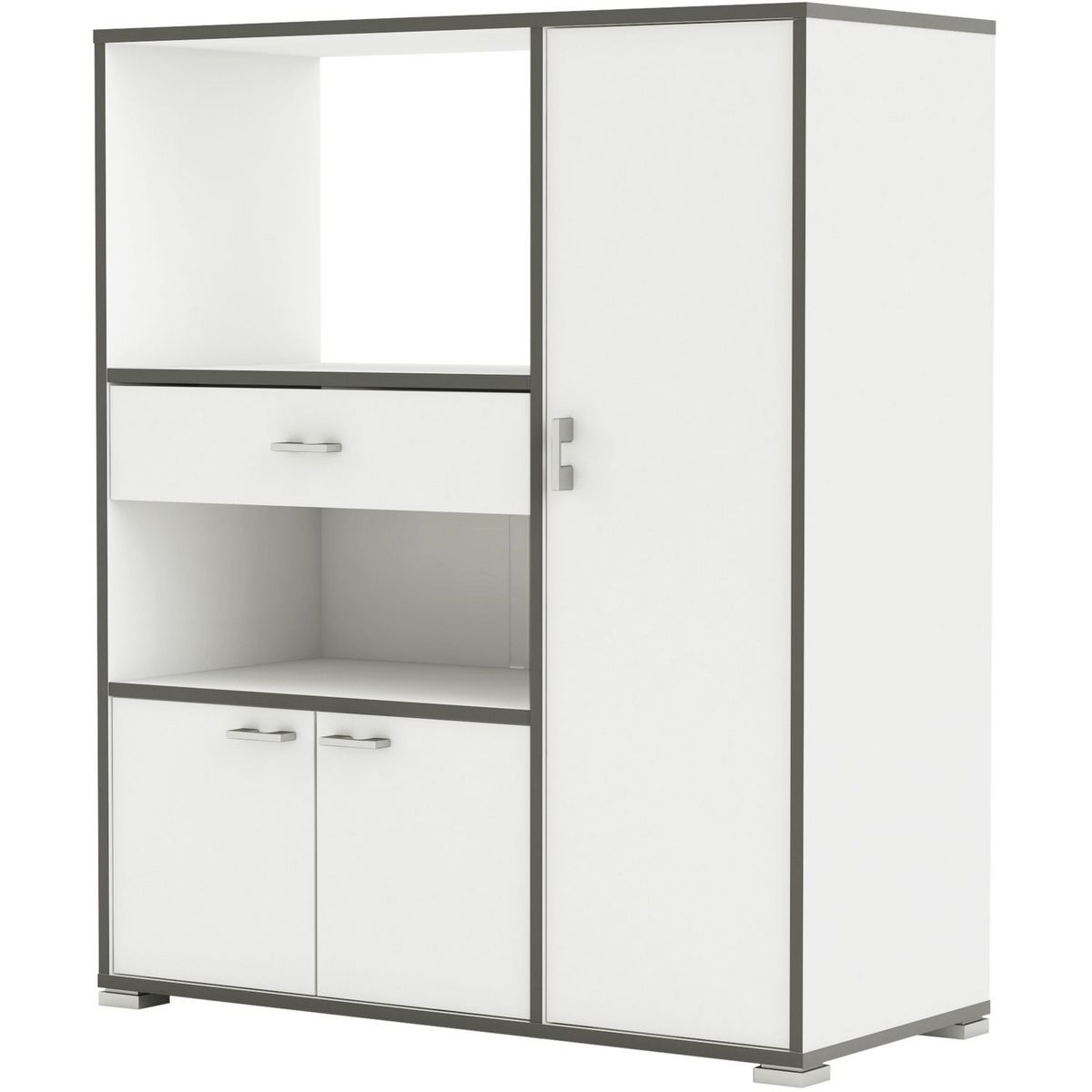 Meuble de rangement de cuisine compact 3 portes 1 tiroir CEREMONIE