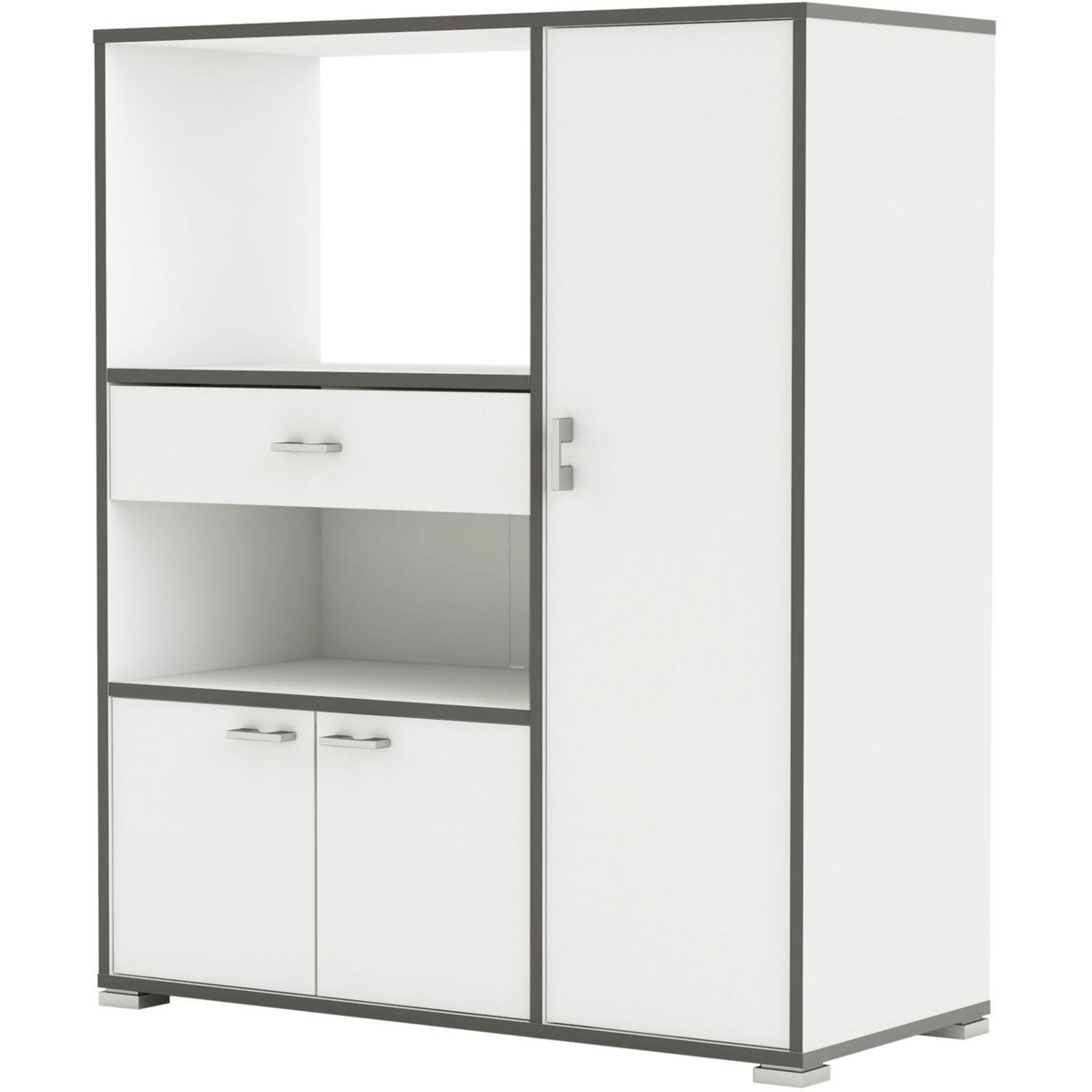 Meuble de rangement de cuisine compact 3 portes 1 tiroir CEREMONIE