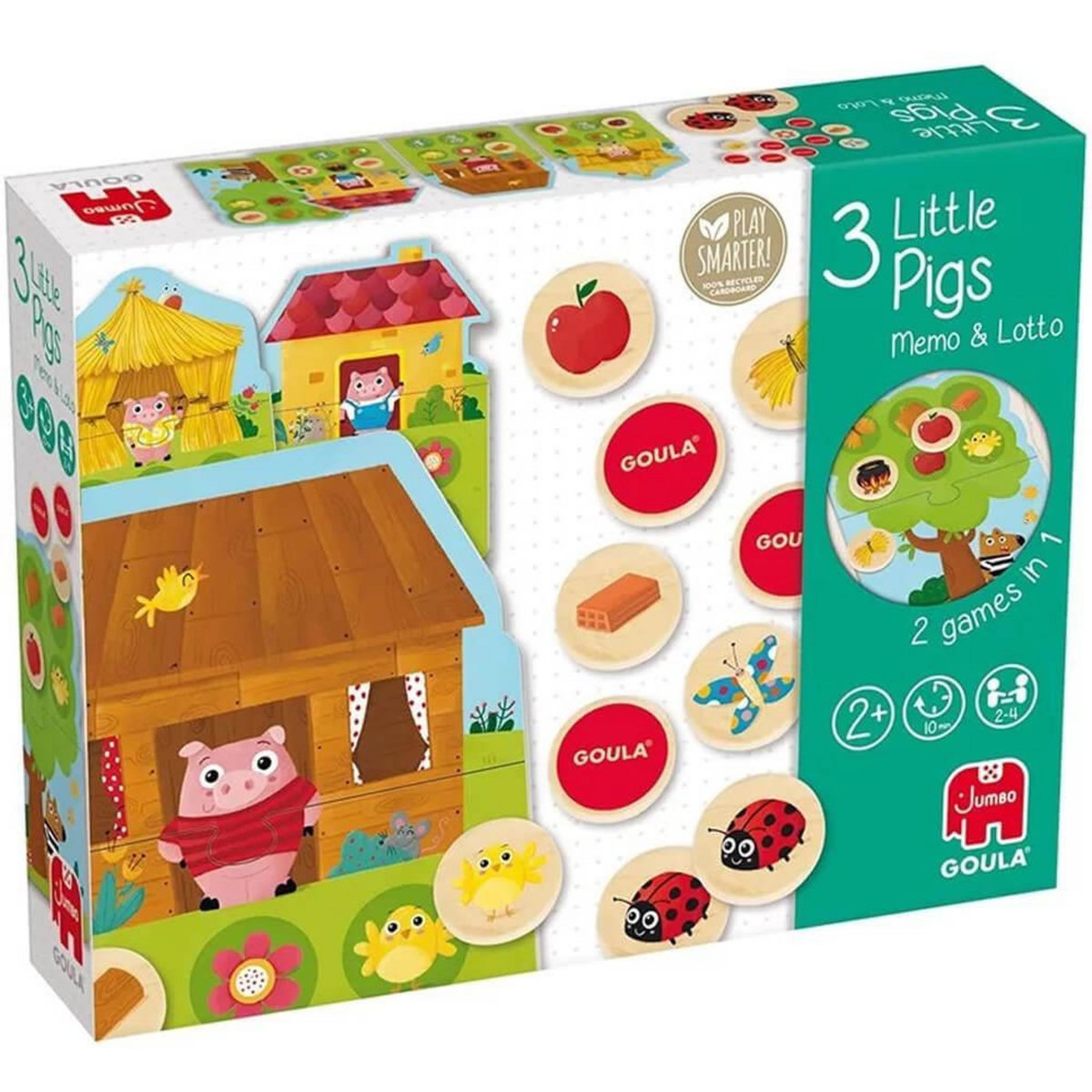 Goula Memo et loto les 3 petits cochons