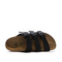 Voir la diapositive 4 : Birkenstock Sandales Noires Femme Birkenstock Arizona Papflex