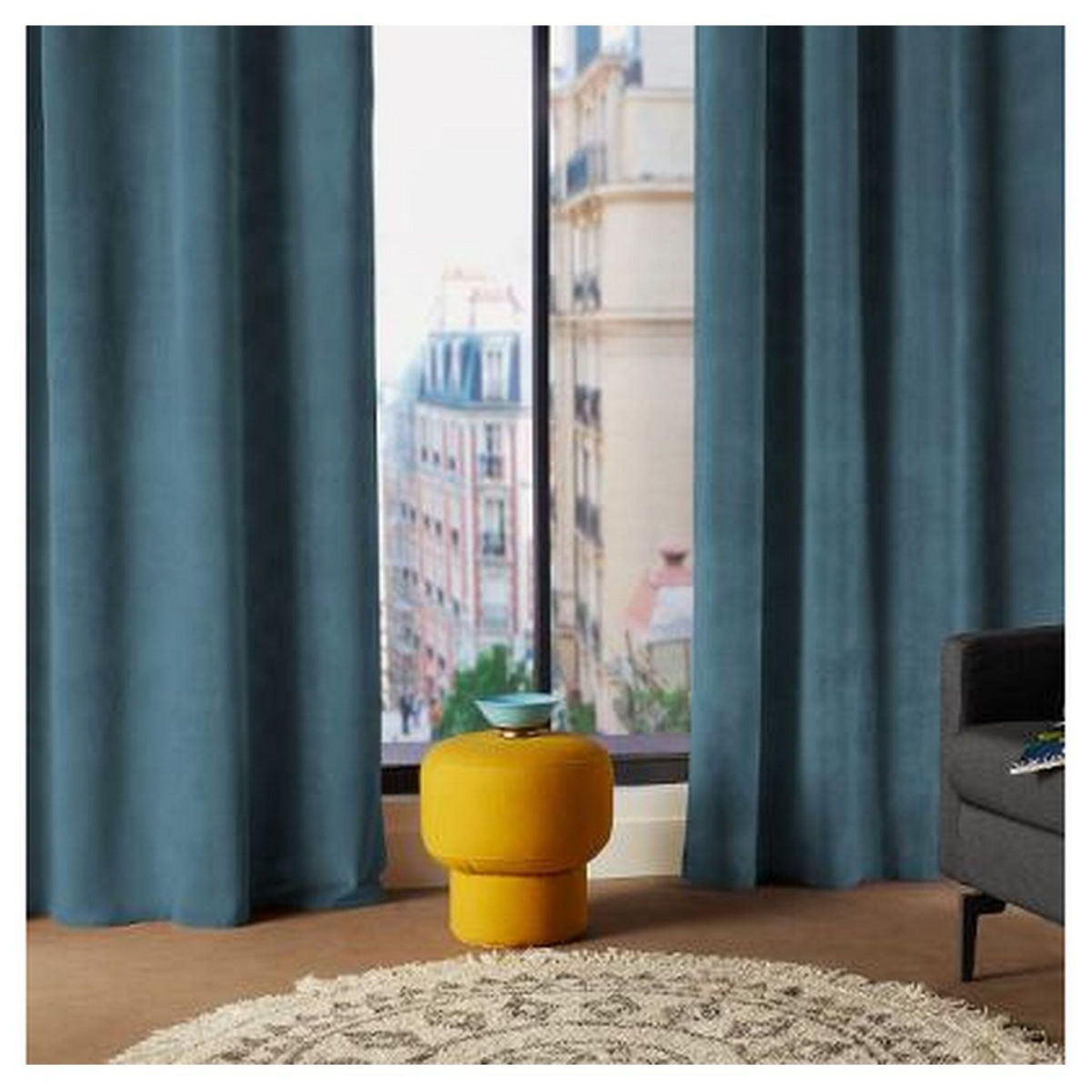 Rideau uni tamisant LILOU