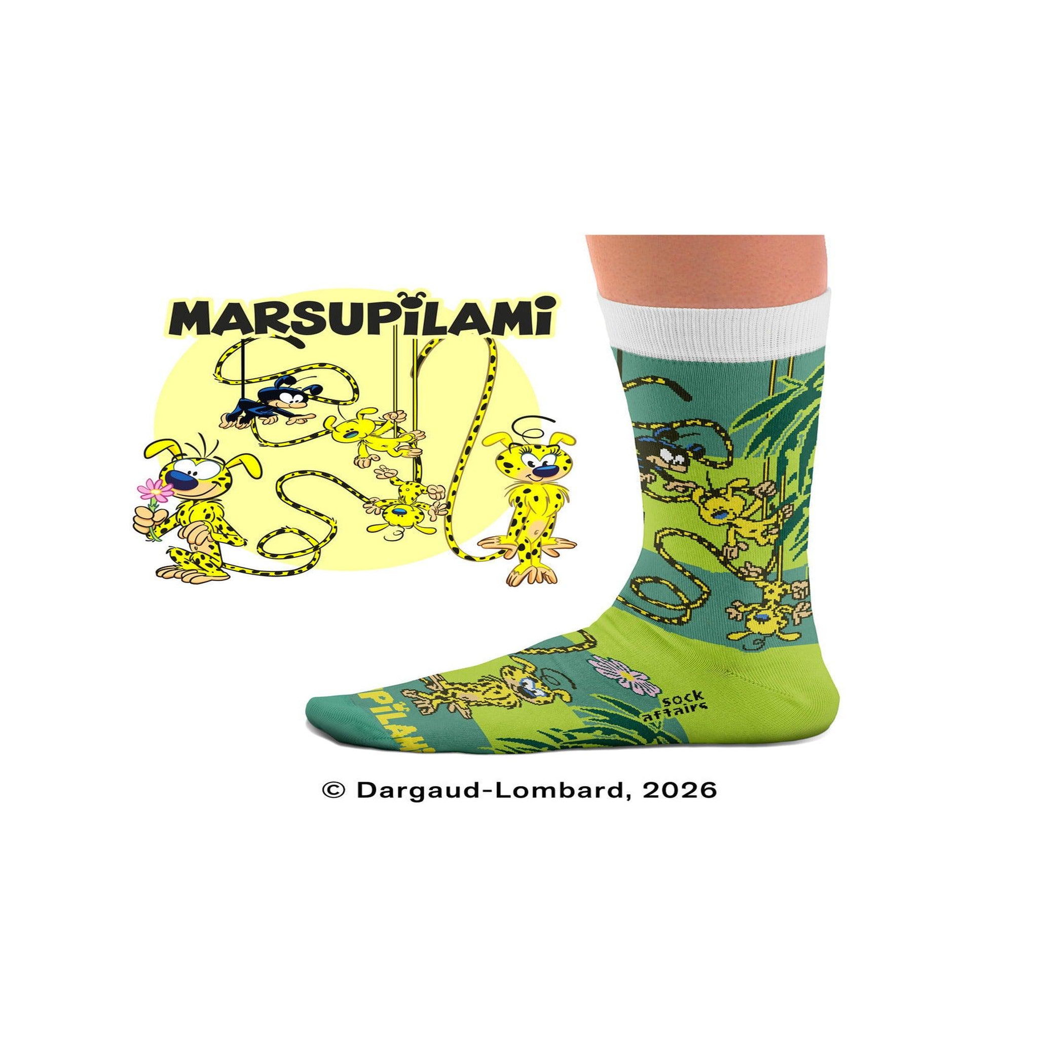 Voir la diapositive 3 : SOCK AFFAIRS Chaussettes marsupilami, palombie