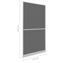 Voir la diapositive 6 : VIDAXL Moustiquaire blanche a charniere pour portes 120 x 240 cm