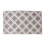 ATMOSPHERA Tapis de salle de bain en coton 40x70cm Losanges