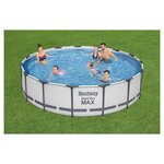 BESTWAY Piscine tubulaire ronde - 457x107cm - STEEL PRO MAX™