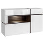 Voir la diapositive 1 : Paris Prix Buffet Design LED  Cross  150cm Blanc