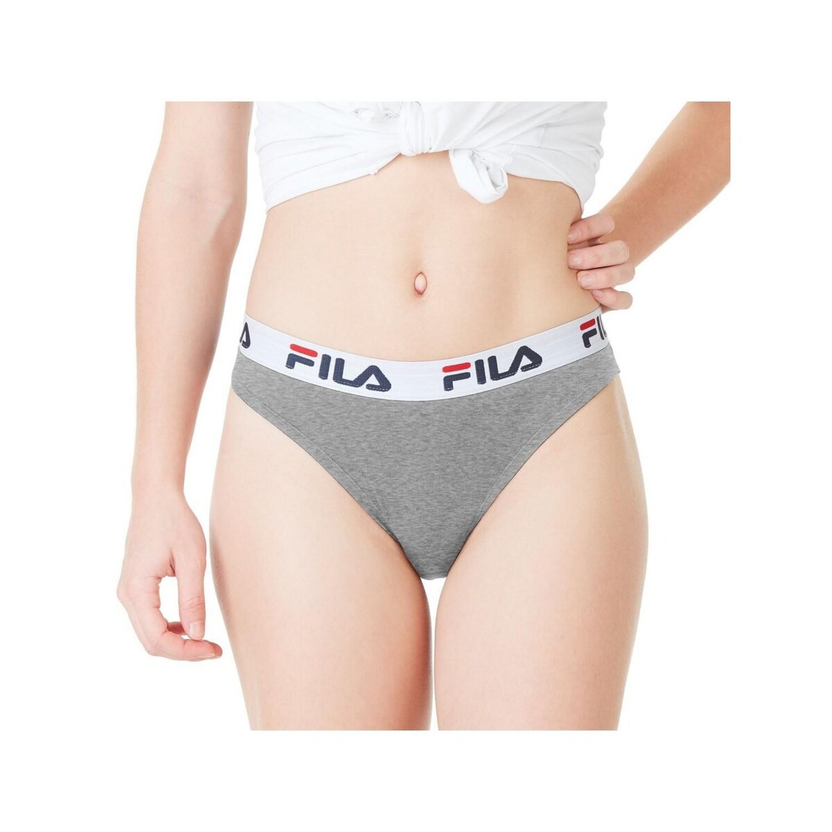 FILA Slip brésilien coton femme Uni FU6067