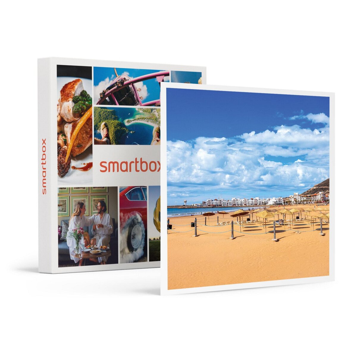 Smartbox Séjour à Tamraght : 4 jours en riad avec vue mer, dîner et 4 sessions de yoga au Maroc - Coffret Cadeau Séjour