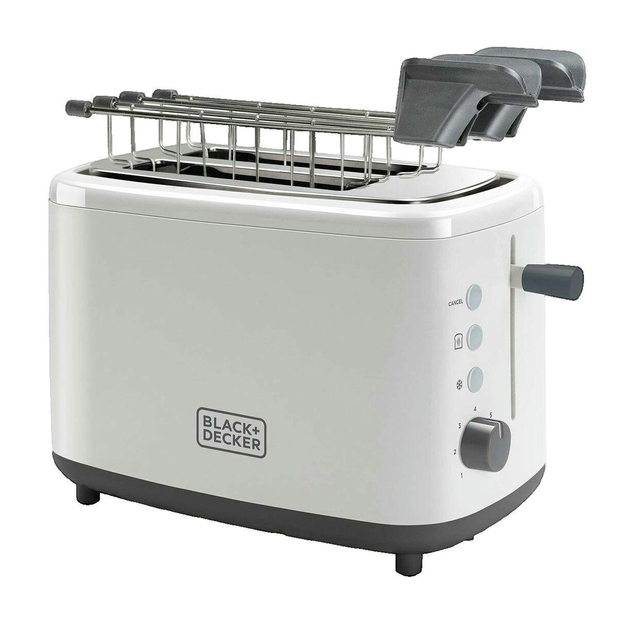 Voir la diapositive 1 : Black et Decker Grille pain Black+Decker 7 niveaux de brunissage