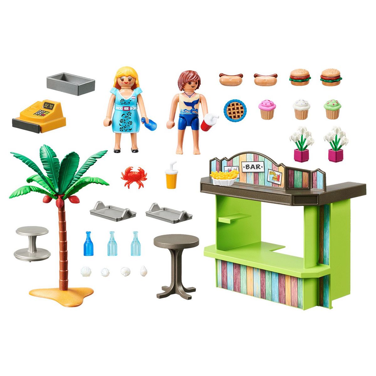 PLAYMOBIL 70437 - Family Fun - Snack de plage