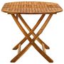 Voir la diapositive 3 : VIDAXL Table de jardin pliable 160x85x75 cm Bois d'acacia massif