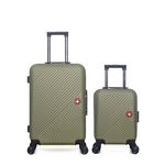 SWISS KOPPER SWISS KOPPER - LOT DE 2 - Valise Week-end et Valise Cabine XXS SPIEZ. Coloris disponibles : Gris, Rose