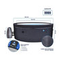 Voir la diapositive 4 : Netspa Spa portable semi-rigide Vita rond Bulles 4 places - Netspa