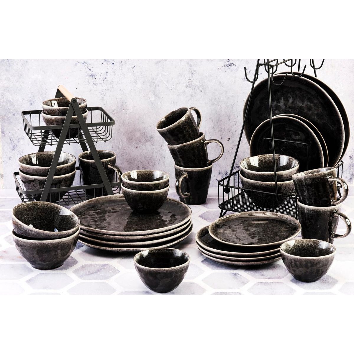 BJORN Service Complet MOON - 30 pièces - Encre