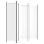 Voir la diapositive 5 : VIDAXL Cloison de separation 5 panneaux Blanc 250x200 cm Tissu