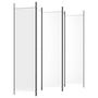 Voir la diapositive 5 : VIDAXL Cloison de separation 5 panneaux Blanc 250x200 cm Tissu