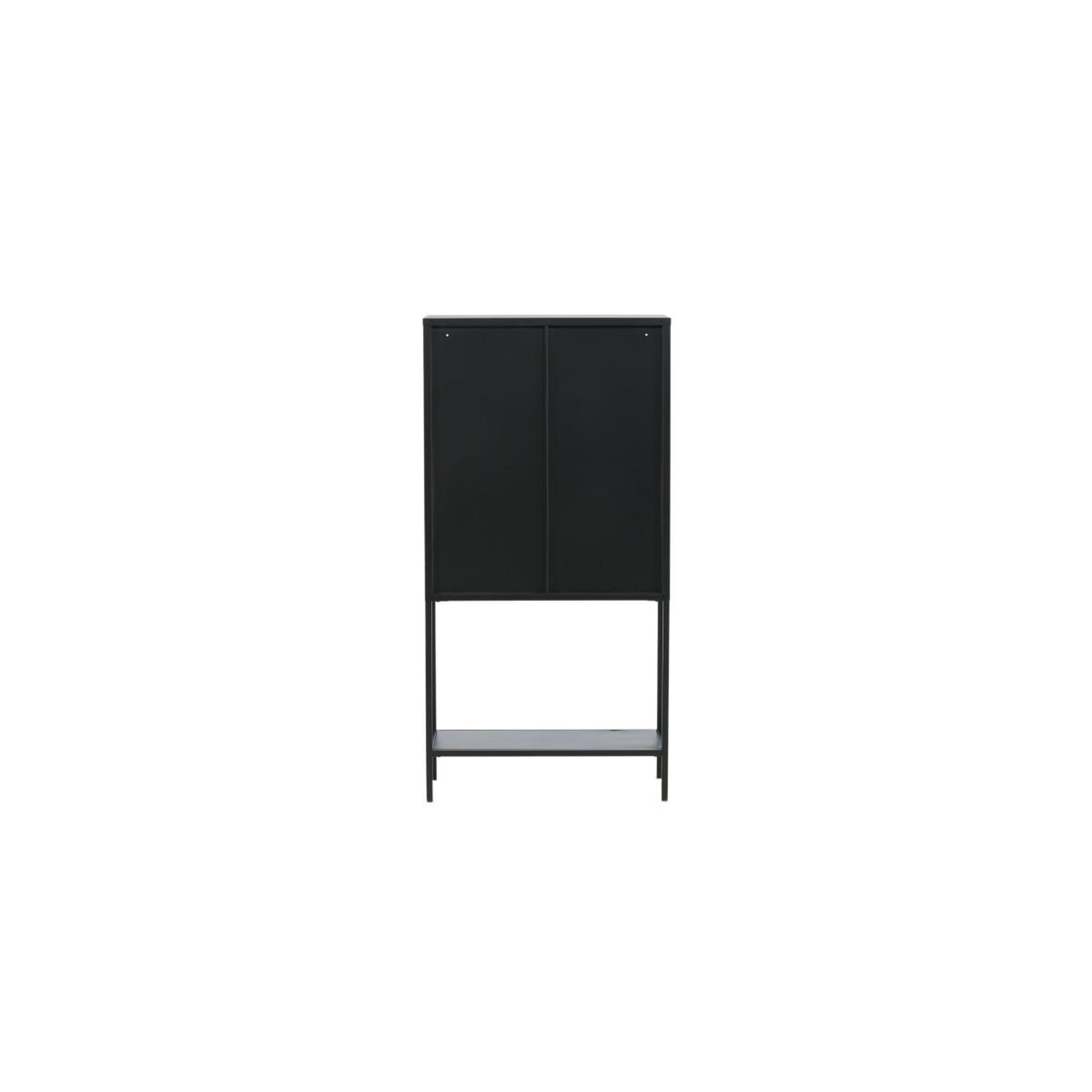 Voir la diapositive 6 : Paris Prix Vitrine 2 portes en verre  misha  150cm noir