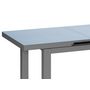 Voir la diapositive 3 : Jardiline Table à manger d'extérieur extensible en aluminium gris  Ibiza anthracite - 6/8 places - Jardiline