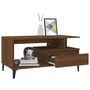 Voir la diapositive 4 : VIDAXL Table basse Chene marron 90x49x45 cm Bois d'ingenierie