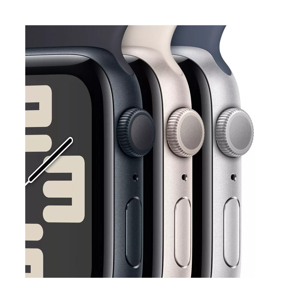 APPLE Montre connectée SE 44mm Minuit/Encre Violette Loop Cellu