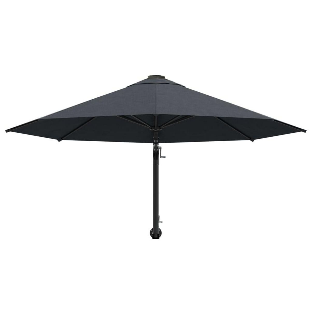 VIDAXL Parasol mural avec mat metallique 300 cm Anthracite