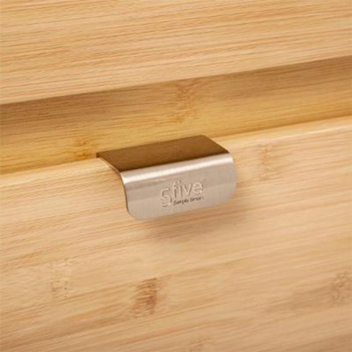 ATMOSPHERA Chiffonnier en bambou Levia 3 tiroirs - Bambou et Blanc