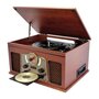 Voir la diapositive 1 : Inovalley INOVALLEY RETRO10E-BTH-N - Chaine Hi-fi retro - Connectivite bluetooth, USB, Vinyles, CD, K7 audio, Radio FM, Aux-In - Bois viei
