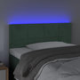 Voir la diapositive 3 : VIDAXL Tete de lit a LED Vert fonce 80x5x78/88 cm Velours