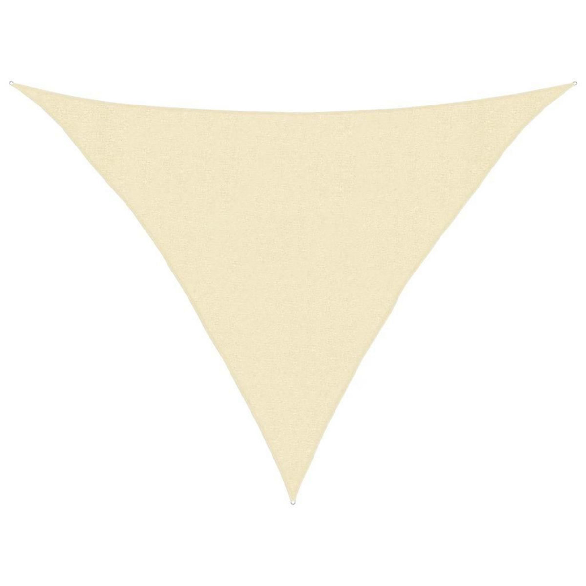 VIDAXL Voile d'ombrage 160 g/m^2 Creme 3x3x4,2 m PEHD