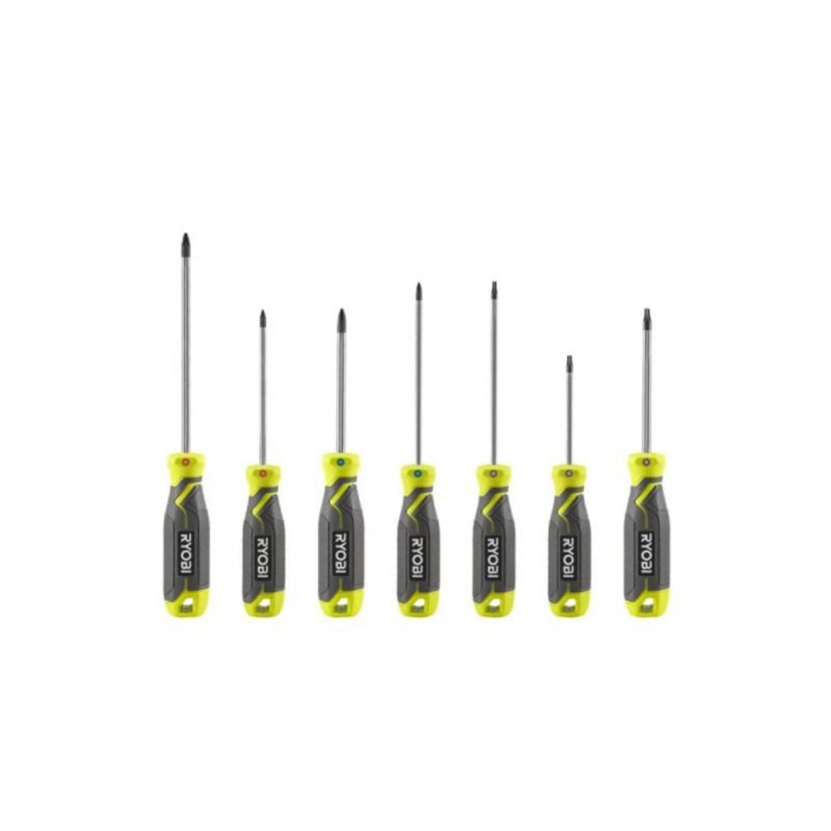 Ryobi Jeu de 7 tournevis magnétiques RYOBI - RHSDS7PC