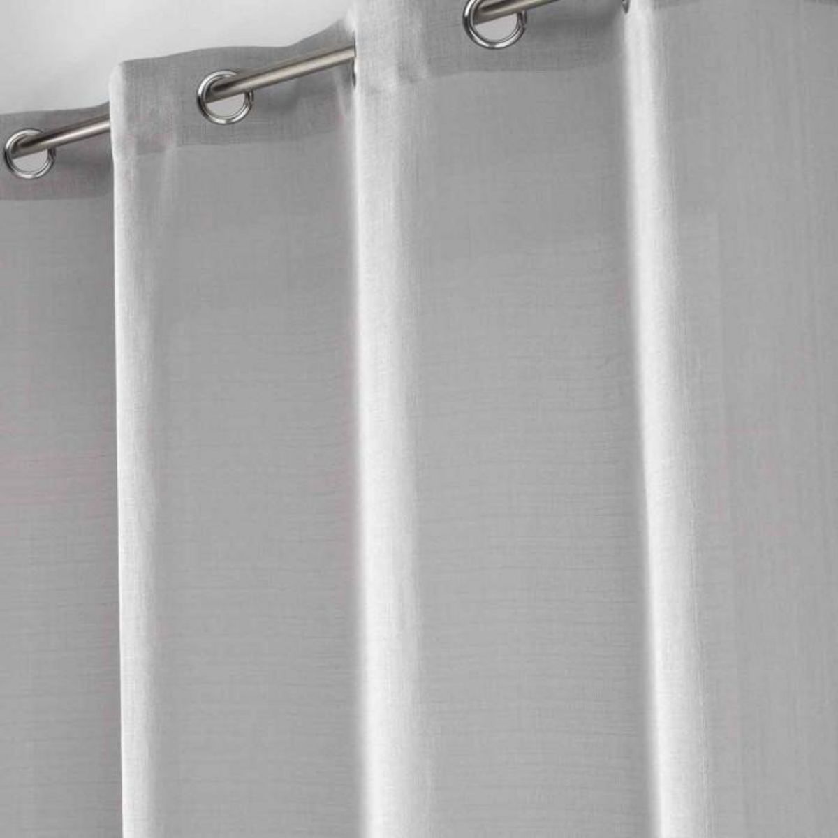 Paris Prix Rideau Voilage à Œillets  Soane  140x180cm Gris