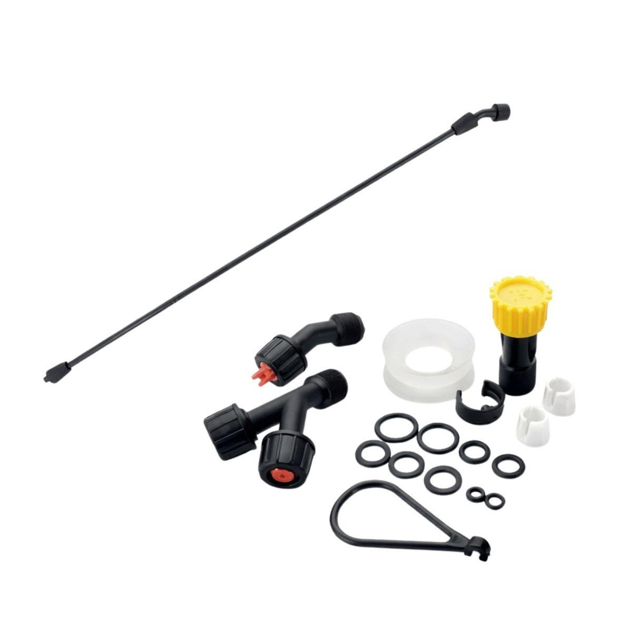 VITO Garden Kit 18 pièces lance + buses de pulvérisateur spécial produits corrosifs accessoires pulvérisateur batterie 16l vito