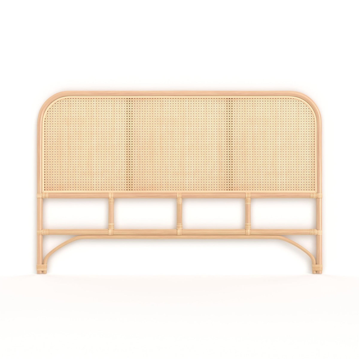 Rendez vous déco Tête de lit en rotin et cannage 140 cm-Naïra