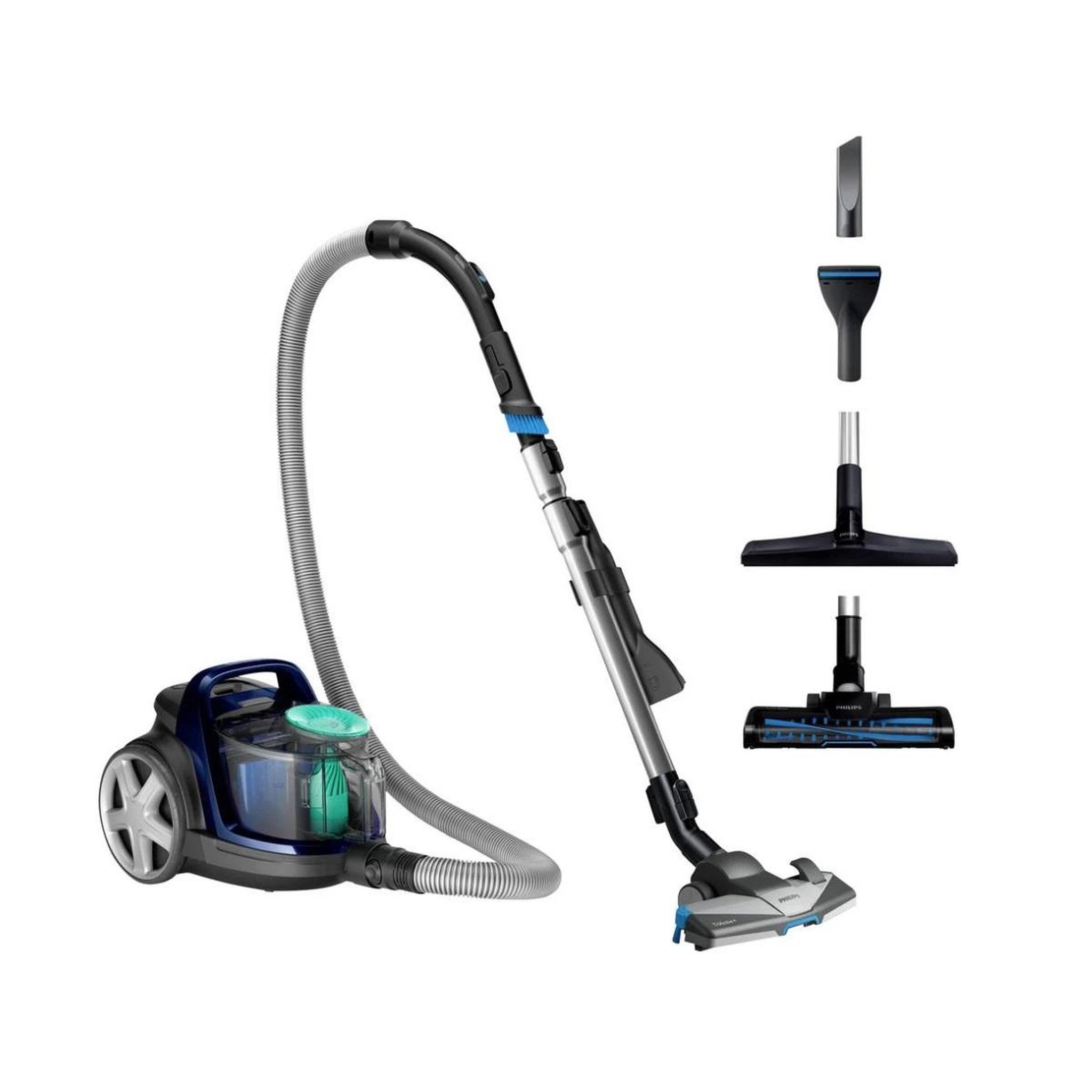 Philips Aspirateur sans sac 900 w 74db bleu - fc9556-09