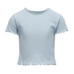 Only T shirt  Clair Fille Only Kids Ognella. Coloris disponibles : Bleu