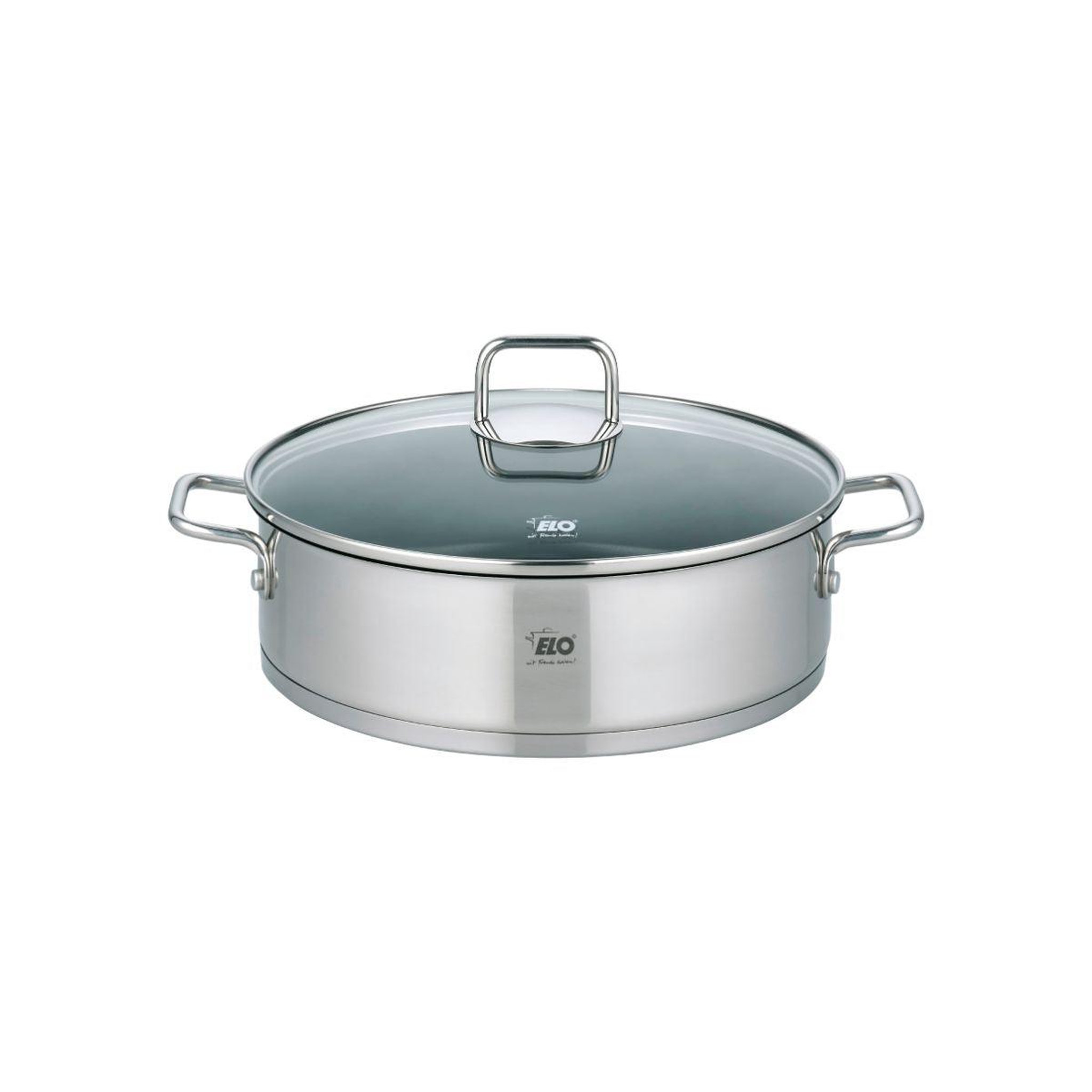 ELO Sautoir 28 cm en acier inoxydable 18/10 antiadhésif elo citrin