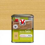 CENTRALE BRICO Vernis meuble et objet V33, chêne clair satiné, 0.25l