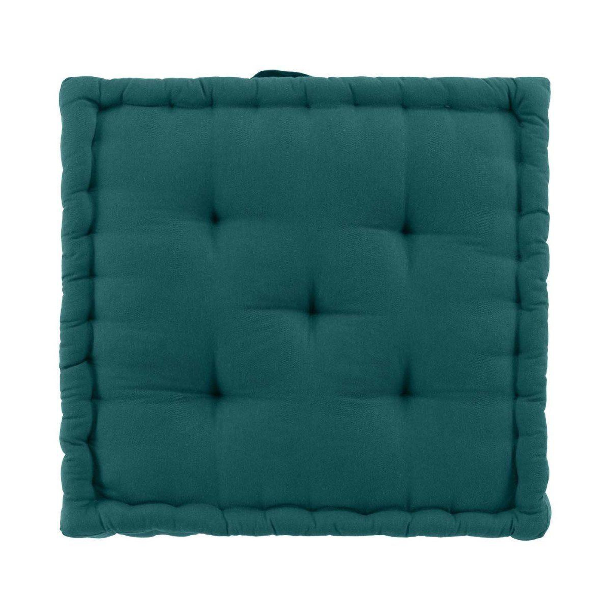 Douceur d'Intérieur Coussin de Sol  Twily  50x50cm Emeraude