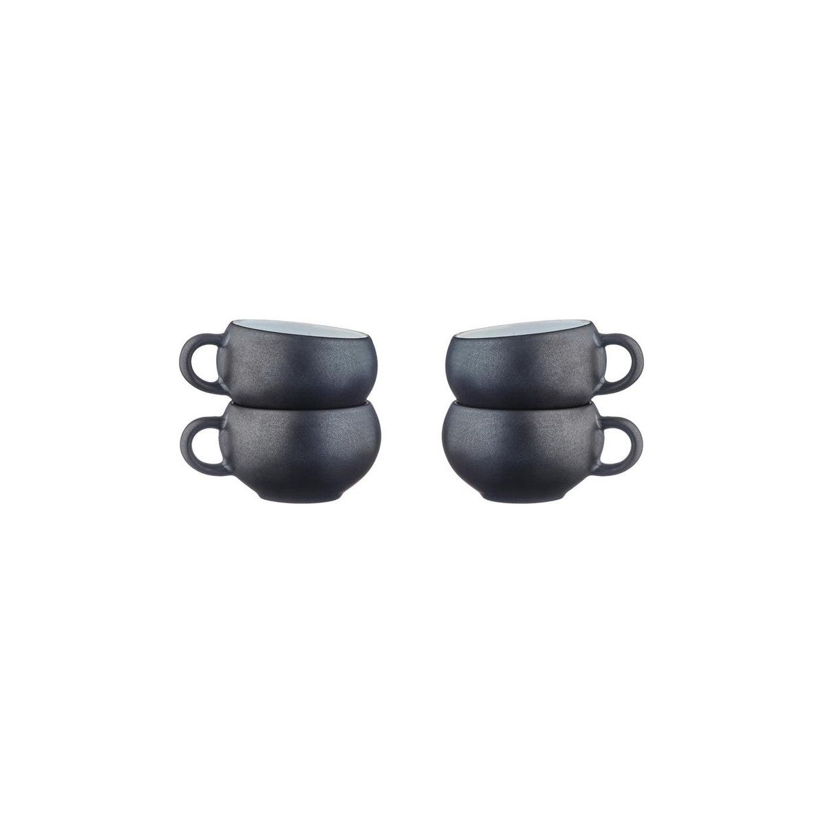 BJORN Tasse GOURMET 12cl - 4 pièces - Onyx