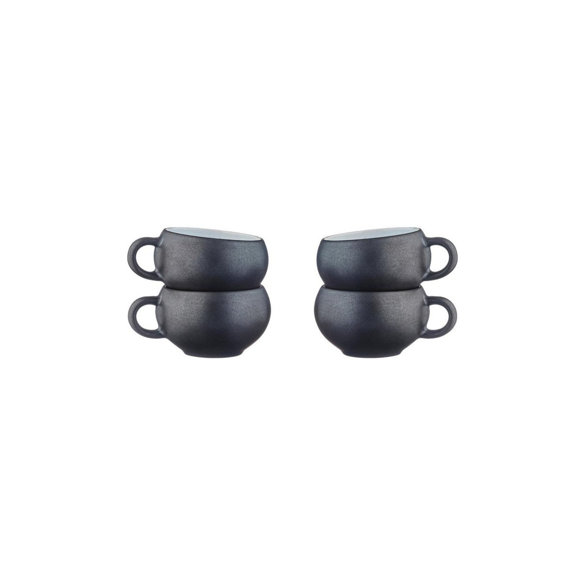 BJORN Tasse GOURMET 12cl - 4 pièces - Onyx