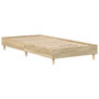 Voir la diapositive 4 : VIDAXL Cadre de lit sans matelas chene sonoma 90x190 cm