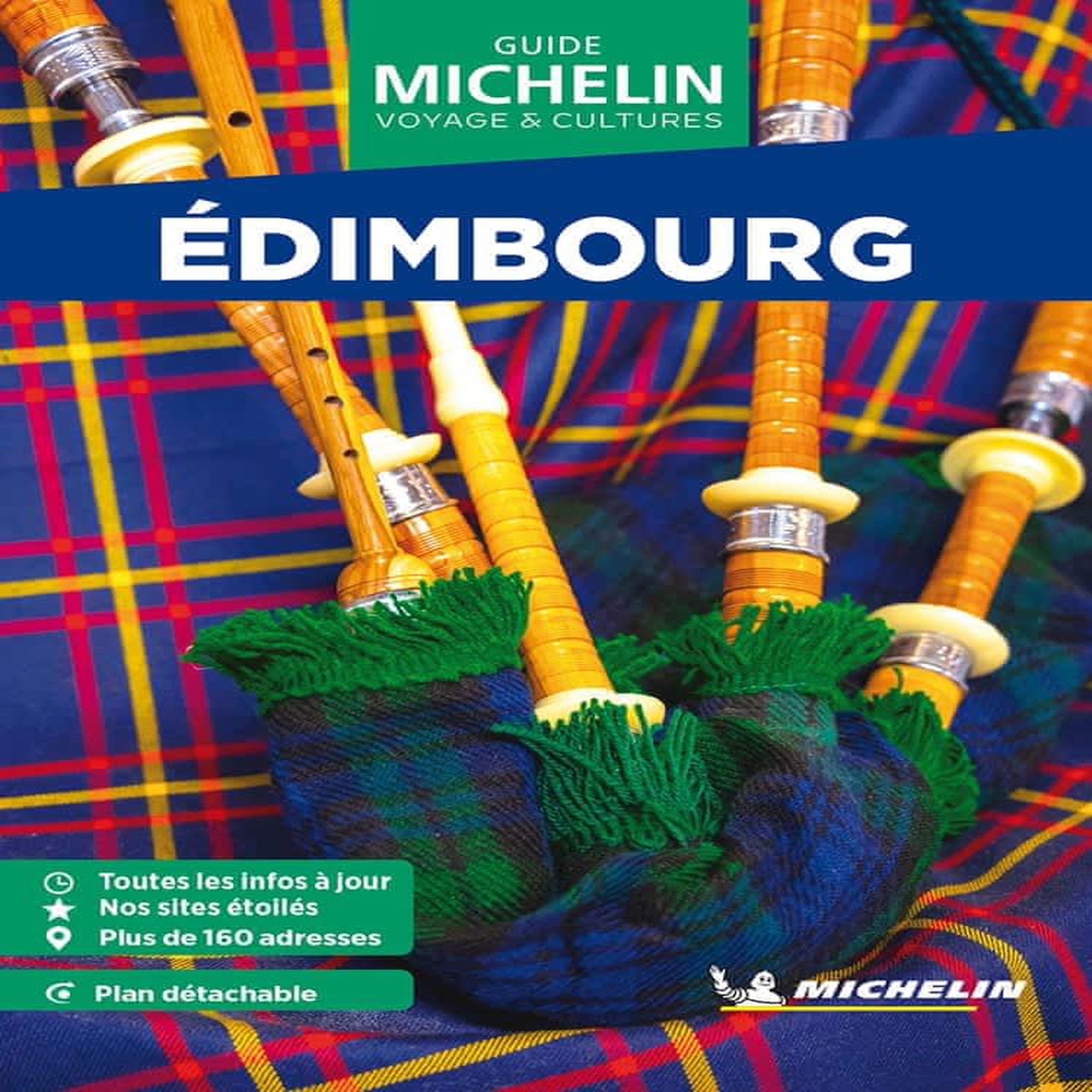 EDIMBOURG. EDITION 2025. AVEC 1 PLAN DETACHABLE, Michelin
