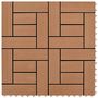 Voir la diapositive 1 : VIDAXL Carreaux de terrasse 22 pcs 30 x 30 cm 2 m^2 WPC Marron