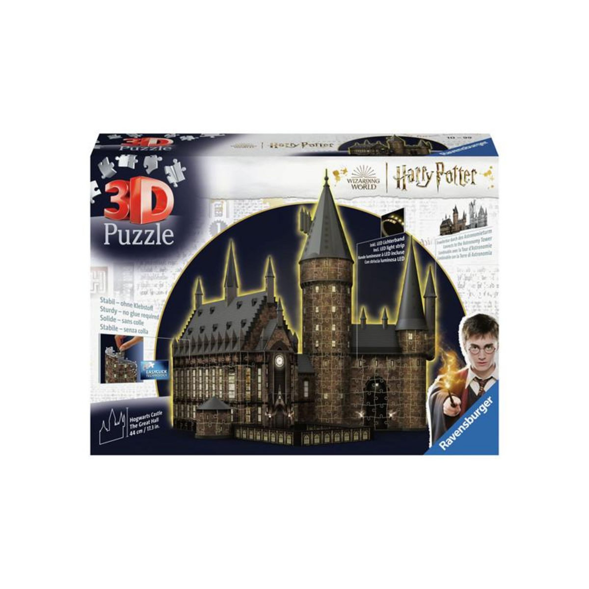 RAVENSBURGER Ravensburger - 3D Puzzle Harry Potter Hogwarts The Great Hall (Night Edition 115501